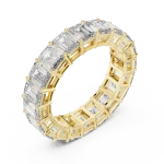 Symmetry Emerald Cut Architectural Eternity Band