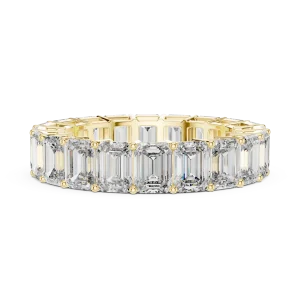 Symmetry Emerald Cut Architectural Eternity Band - Image 4