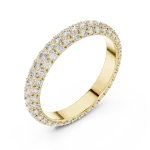 Infinite Pavé-Set Round Brilliant Eternity Band