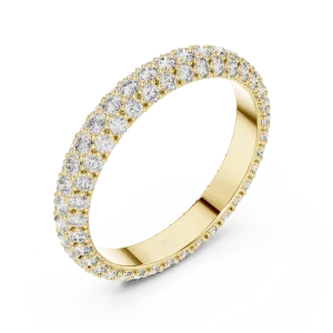 Infinite Pavé-Set Round Brilliant Eternity Band