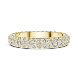 Infinite Pavé-Set Round Brilliant Eternity Band - Image 2