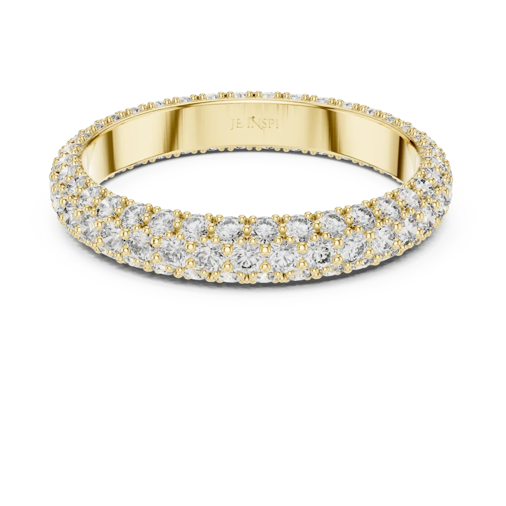 Infinite Pavé-Set Round Brilliant Eternity Band - Image 4