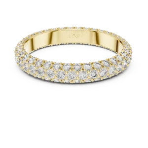 Infinite Pavé-Set Round Brilliant Eternity Band - Image 4