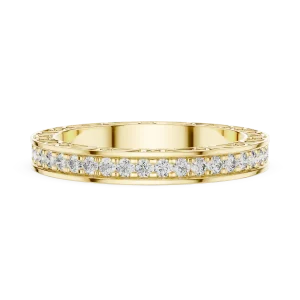 Ethereal Luminary Round Brilliant Pavé-Set Eternity Band - Image 4
