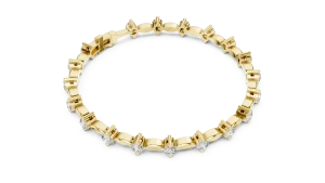 Luminary Round Brilliant Infinite Link Tennis Bracelet