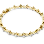 Infinite Radiance Round Brilliant Cut Link Tennis Bracelet