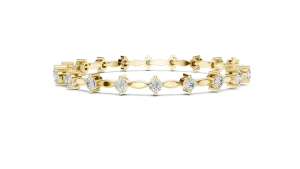 Infinite Radiance Round Brilliant Cut Link Tennis Bracelet - Image 3
