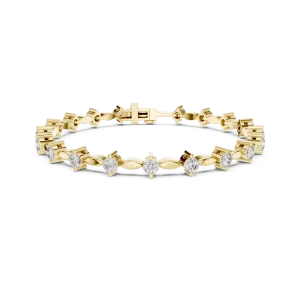 Luminary Round Brilliant Infinite Link Tennis Bracelet - Image 2