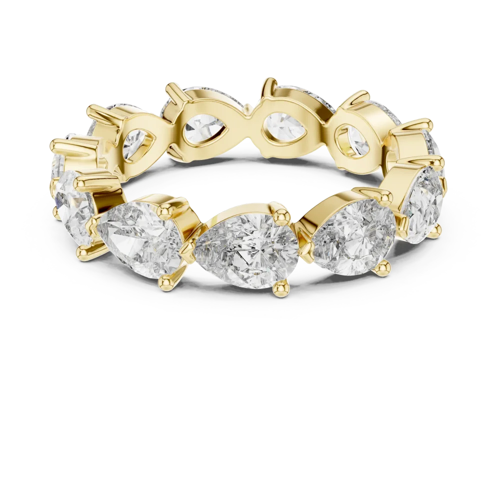 Ethereal Pear Cut Infinite Eternity Band - Image 4