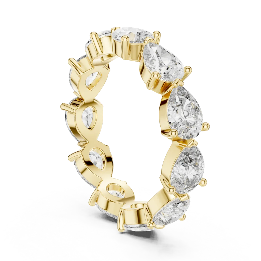 Ethereal Pear Cut Infinite Eternity Band - Image 3