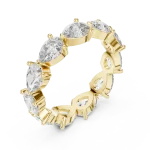 Ethereal Pear Cut Infinite Eternity Band