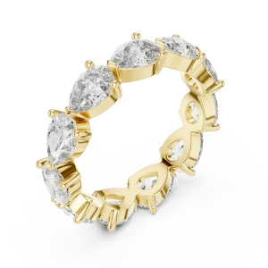 Ethereal Pear Cut Infinite Eternity Band