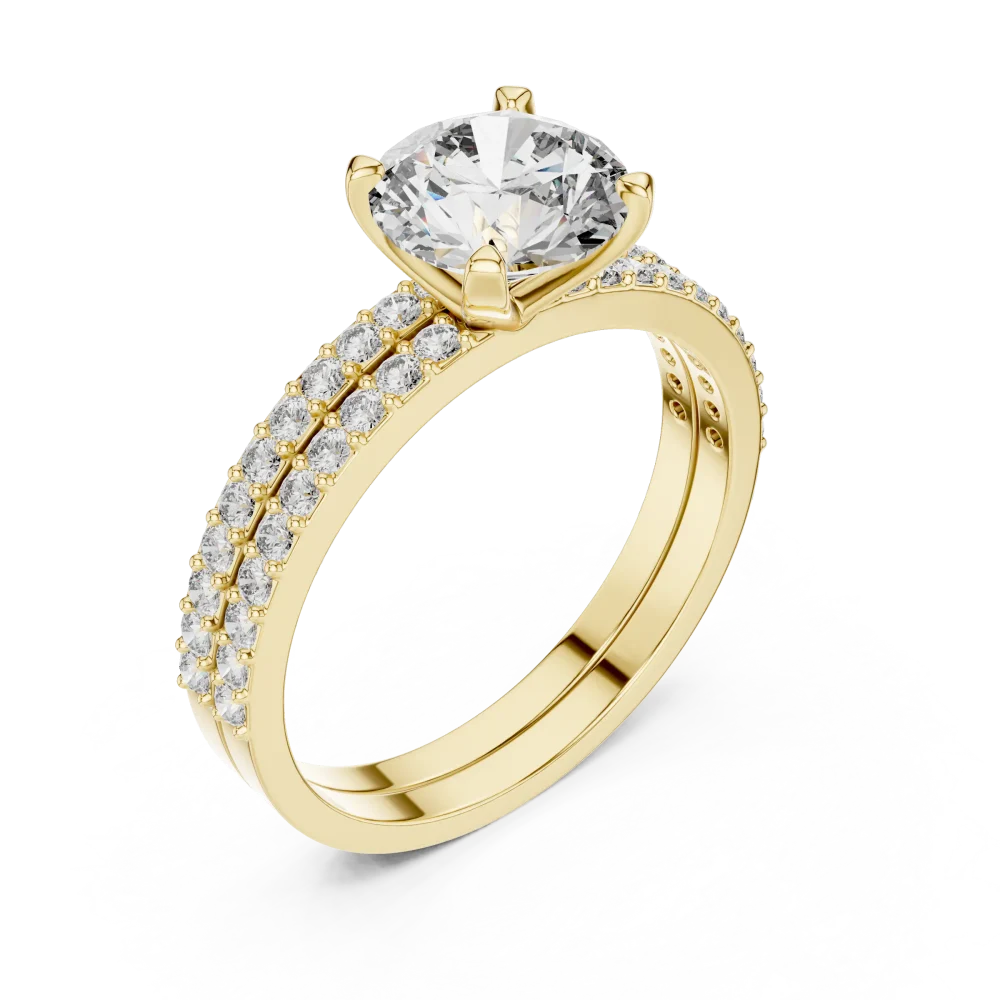 Discover the Ethereal Round Solitaire Ring, featuring brilliant DIAMEUR lab-grown diamonds. A modern classic design for timeless luxury. Shop now!