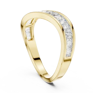 Fluidity Baguette Channel-Set Architect Band - Image 3