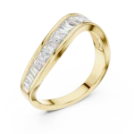 Fluidity Baguette Channel-Set Architect Band