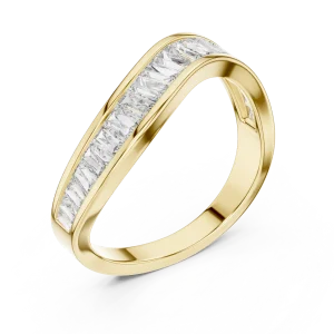 Fluidity Baguette Channel-Set Architect Band