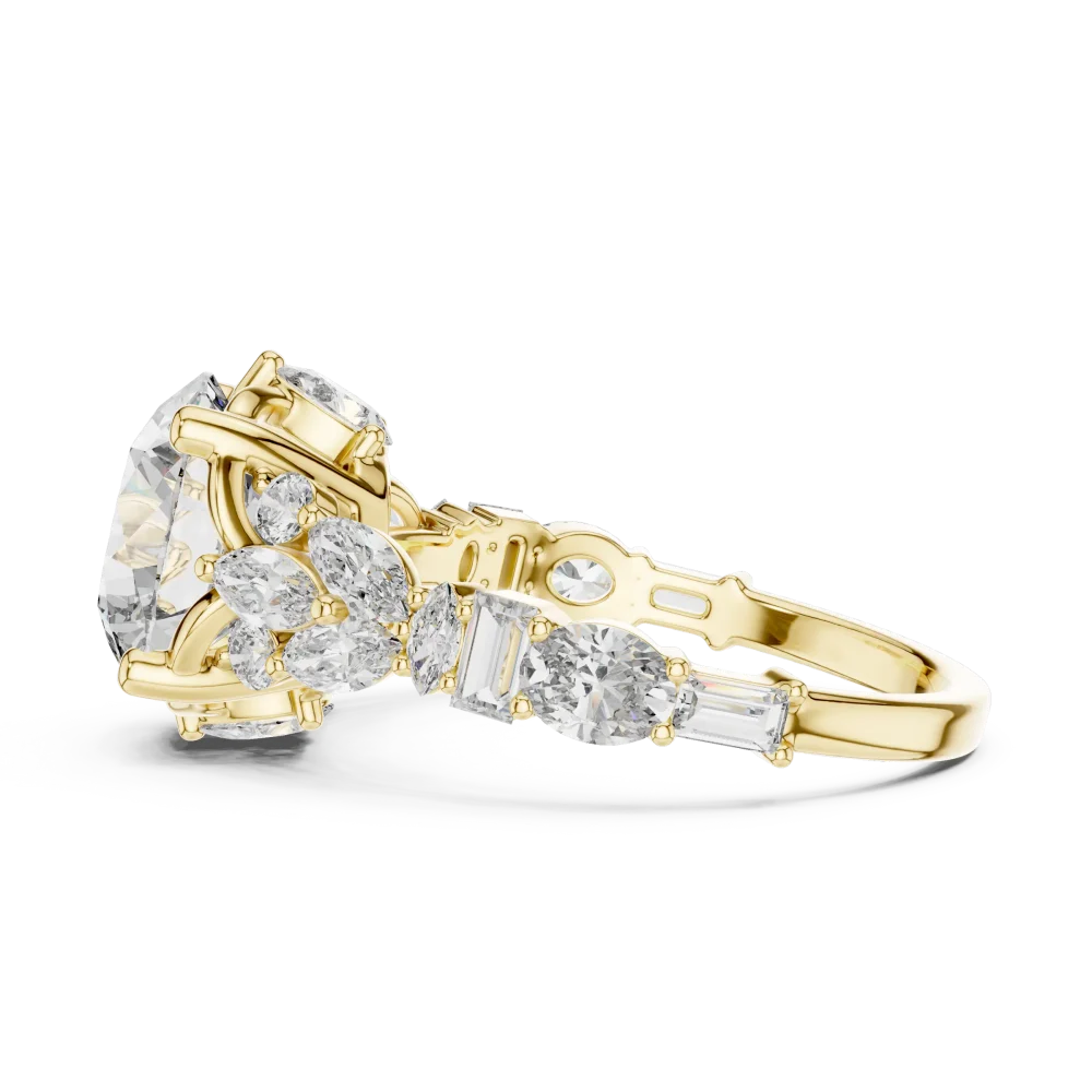Luminary Round Brilliant Multi-Shape Solitaire Ring - Image 4