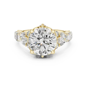 Luminary Round Brilliant Multi-Shape Solitaire Ring - Image 2