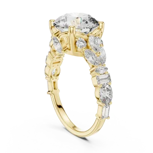 Luminary Round Brilliant Multi-Shape Solitaire Ring - Image 3