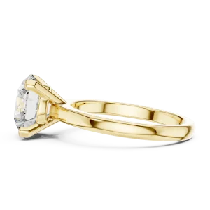 Ethereal Round Brilliant Cut Four-Prong Solitaire Ring - Image 4