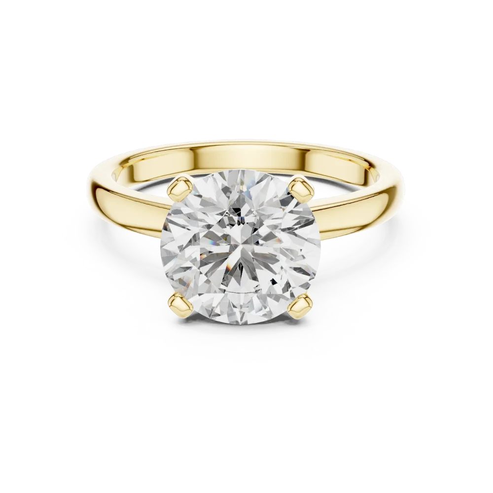 Ethereal Round Brilliant Cut Four-Prong Solitaire Ring - Image 2