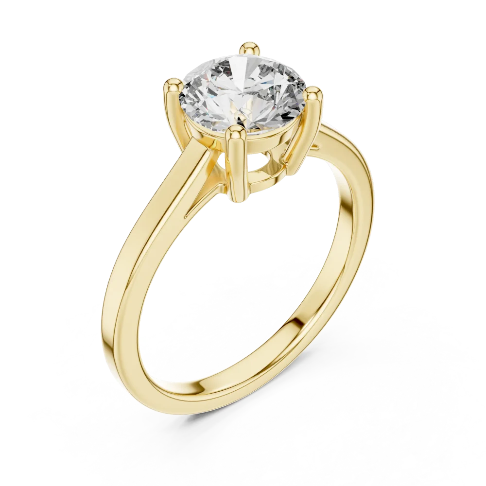 Discover the radiant beauty of our Essence Solitaire Ring, featuring a stunning DIAMEUR DIAMEUR lab-grown diamond. Elevate your style today.