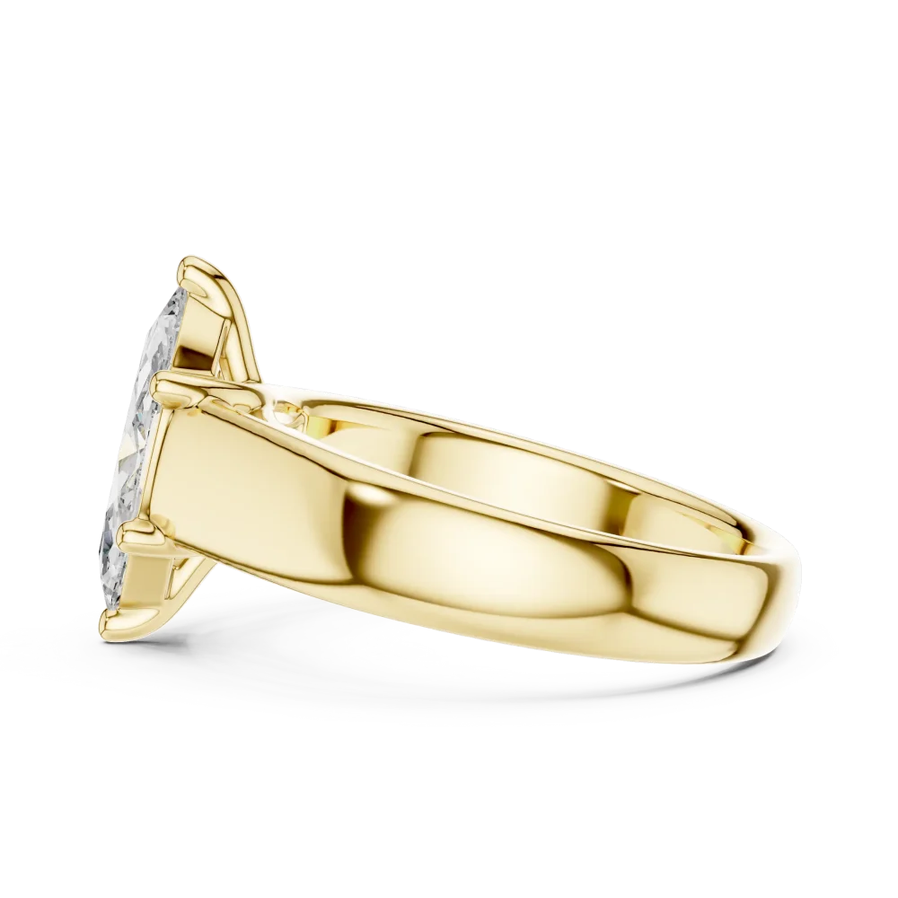 Ethereal Marquise Cut Solitaire Statement Ring - Image 4