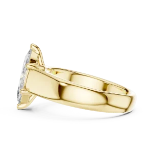 Ethereal Marquise Cut Solitaire Statement Ring - Image 4