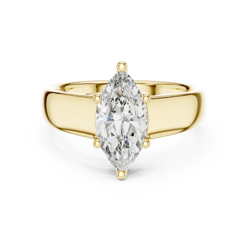 Ethereal Marquise Cut Solitaire Statement Ring - Image 2