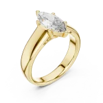 Ethereal Marquise Cut Solitaire Statement Ring
