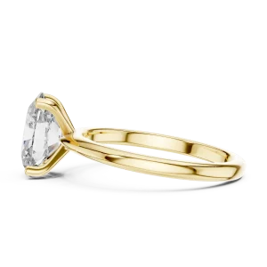Essence Oval Cut Modern Classic Solitaire Ring - Image 4