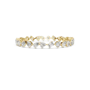 Ethereal Multi-Shape Alternating Statement Tennis Bracelet - Image 3
