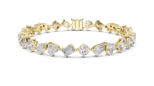 Ethereal Mixed-Cut Multi-Shape Tennis Bracelet - Image 2
