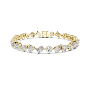 Ethereal Multi-Shape Alternating Statement Tennis Bracelet - Image 2