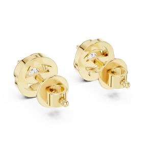 Infinite Ethereal Round Solitaire Stud Earrings - Image 3