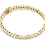 Infinite Round Brilliant Pavé-Set Tennis Bracelet