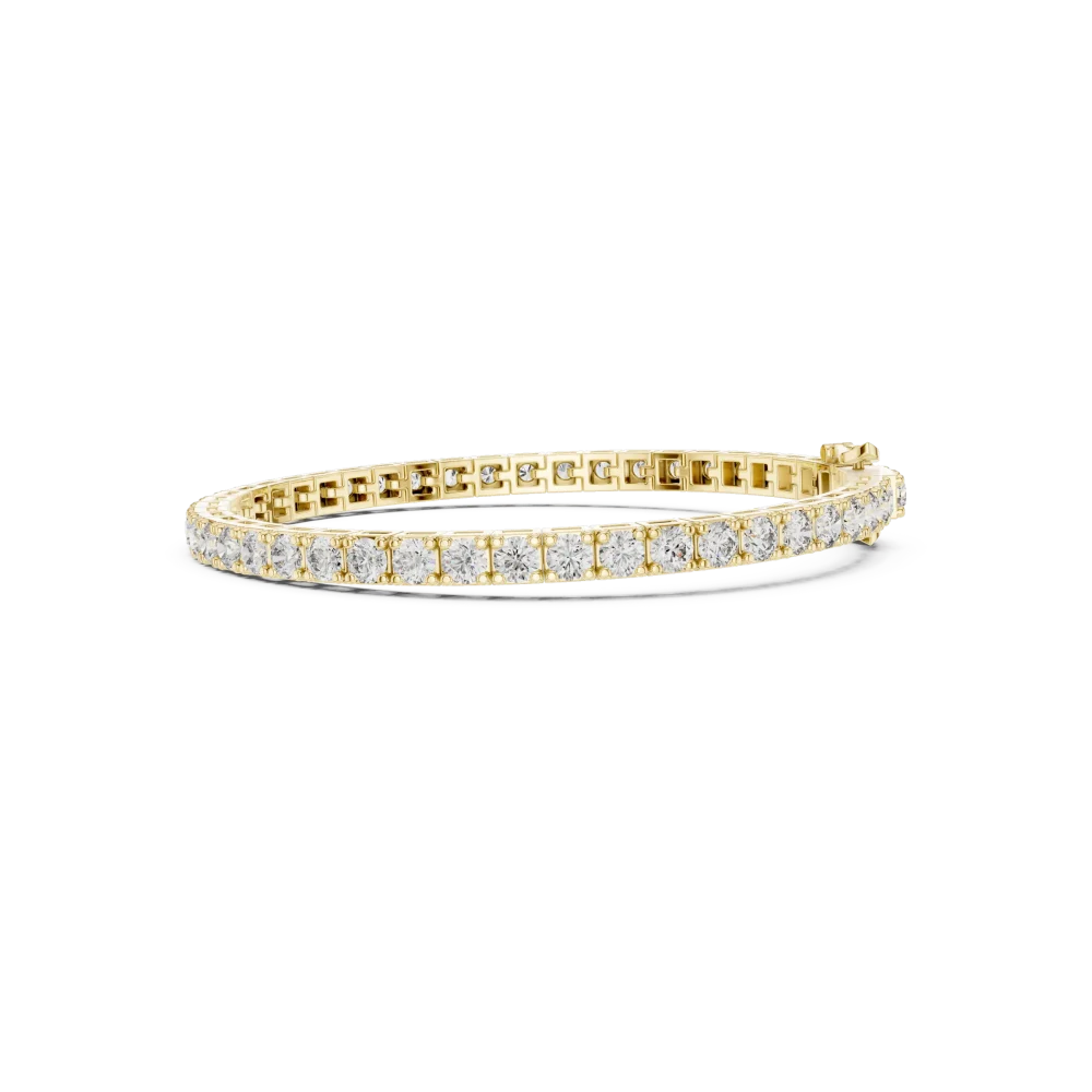 Infinite Radiance Round Brilliant Linear Tennis Bracelet - Image 3