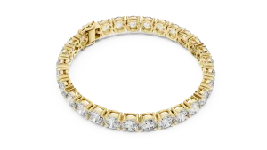 Infinite Round Brilliant-Cut Tennis Bracelet