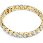 Luminary Round Brilliant Infinite Link Tennis Bracelet