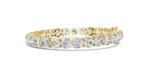 Infinite Round Brilliant-Cut Tennis Bracelet - Image 3