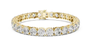 Infinite Round Brilliant-Cut Tennis Bracelet - Image 2