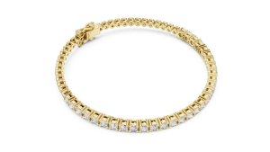 Ethereal Luminary Round Brilliant Cut Tennis Bracelet