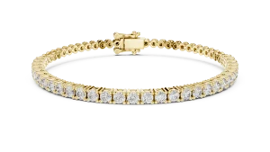 Ethereal Luminary Round Brilliant Cut Tennis Bracelet - Image 2