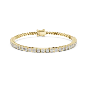 Infinite Luminary Round Brilliant Cut Tennis Bracelet - Image 2