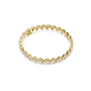 Luminary Round Brilliant Infinite Link Tennis Bracelet