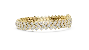 Infinite Luminary Round Diamond Double Row Tennis Bracelet - Image 3