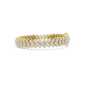Infinite Radiance Round Brilliant Pavé-Set Tennis Bracelet - Image 3