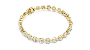 Infinite Radiance Round Cut Lab Grown Diamond Tennis Bracelet