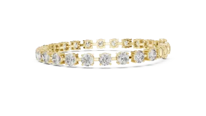Infinite Radiance Round Cut Lab Grown Diamond Tennis Bracelet - Image 3