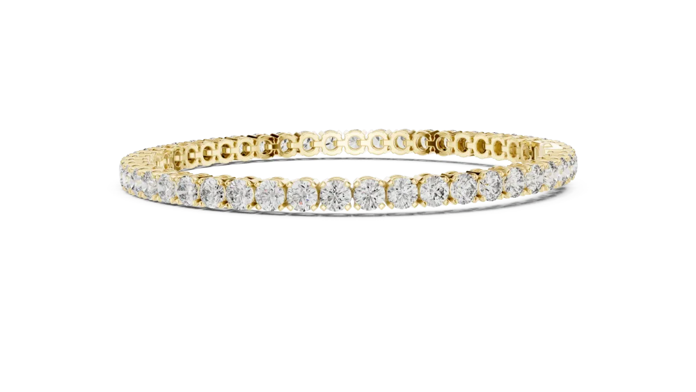 Infinite Radiance Round Brilliant Cut Tennis Bracelet - Image 3